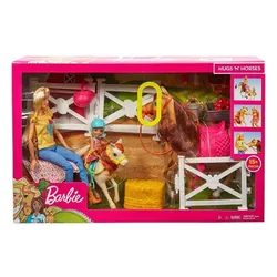 Barbie Stadnina koni Zestaw + Lalki FXH15