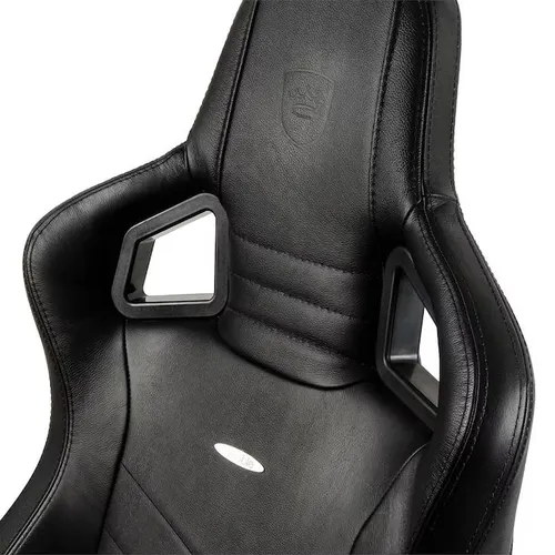 Fotel Noblechairs EPIC Gamingowy do 120kg Skóra naturalna Czarny