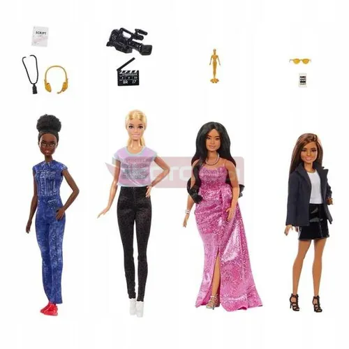 LALKA BARBIE ZESTAW 4 LALKI Kariera Roku 2024 Kobiety filmu HRG54
