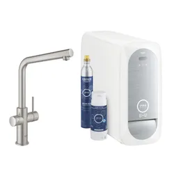 Bateria GROHE Blue Home 31454DC1 z filtrem Stal nierdzewna