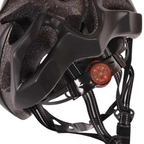 Kask rowerowy VÖGEL VKA-944 Czarny MTB z lampką (rozmiar L)