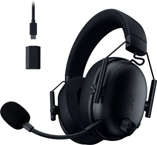 Słuchawki RAZER BlackShark V3 Bezprzewodowe, Nauszne, Dźwięk przestrzenny Czarny