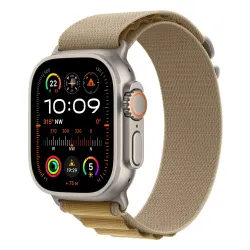 Apple Watch Ultra 2 GPS + Cellular Koperta z tytanu 49mm opaska Alpine beżowy S