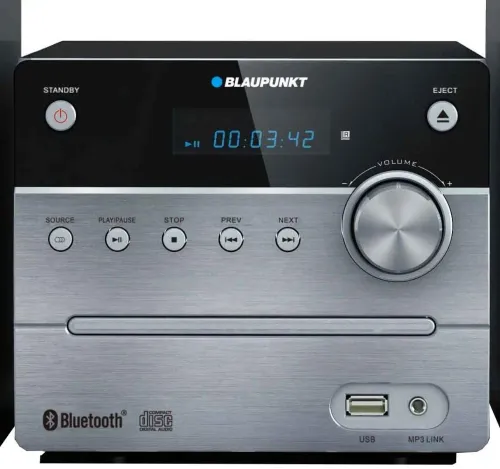 Wieża Blaupunkt MS12BT 10W Bluetooth Radio FM Srebrny