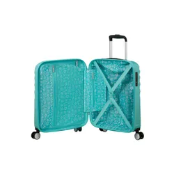 Walizka kabinowa American Tourister Wavebreaker Disney - Stitch flower