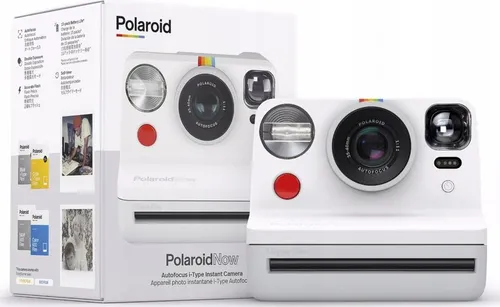 Polaroid Dijital Kamera Şimdi Beyaz Beyaz