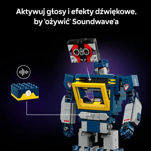 LEGO 10358 ICONS Transformers: Soundwave