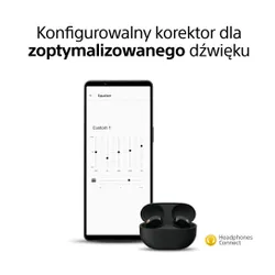 Słuchawki bezprzewodowe Sony WF-1000XM5 ANC Dokanałowe Bluetooth 5.3 Czarny