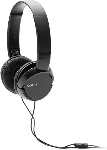 Słuchawki przewodowe Sony MDR-ZX110AP Nauszne Mikrofon Czarny