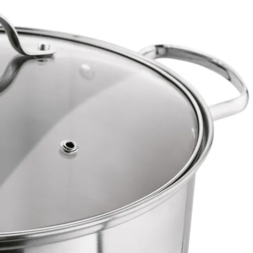 Garnek wysoki ze stali nierdzewnej z pokrywką Starke Pro Barcelo 15 l