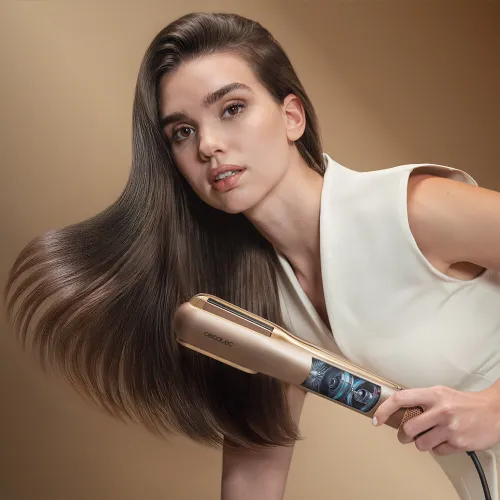 Prostownica CECOTEC Air Lisse 2in1 Forcedry Szampański 150 stopni