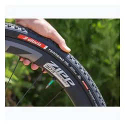 Opona rowerowa Vittoria Terreno T30 G2.0 TLR Gravel Endurance czarny/brązowy