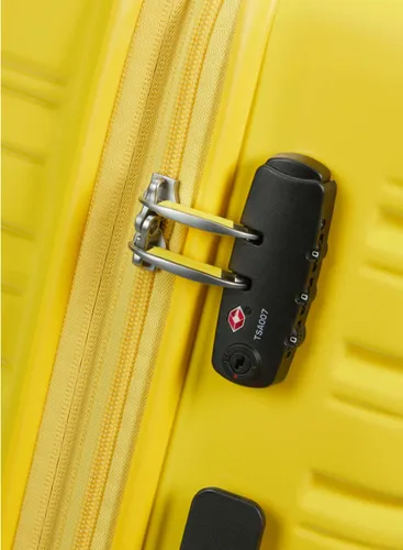 Чемодан American Tourister Flashline среднего размера - lemon yellow