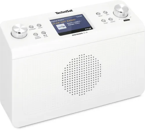 Radioodbiornik TechniSat DigitRadio 21 IR Radio FM DAB+ Internetowe Bluetooth Biały