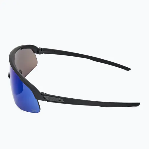 Okulary przeciwsłoneczne Alpina Turbo Pro S Q-Lite black matt/ blue mirror