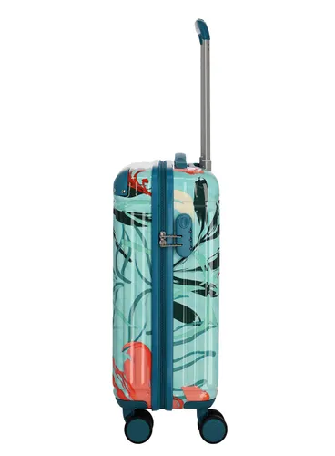 Чемодан Travelite Cruise Trolley S Print - turquoise lily