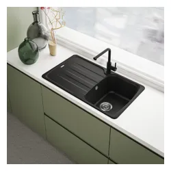 Bateria kuchenna FRANKE Lina L 115.0712.435 Czarny mat