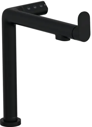 Bateria HANSGROHE Aqittura M91 76837670 z filtrem Czarny mat