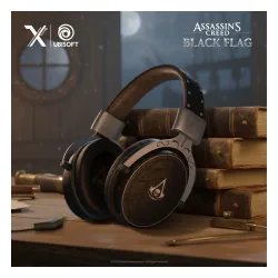Słuchawki bezprzewodowe z mikrofonem Lexip Assassin's Creed Black Flag Resynced - Tattoo Headset