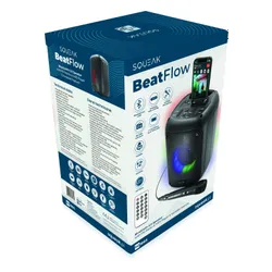 Głośnik mobilny SQUEAK Beatflow Radio FM Czarny