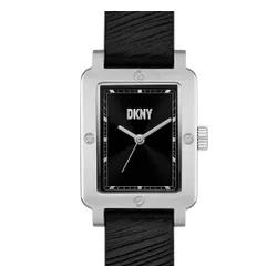 DKNY City Perçin Üç Saat Ny6665 Siyah / Siyah