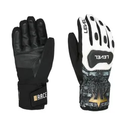 Rękawice narciarskie Level Race Replica pk white