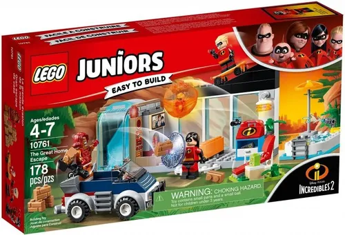 Конструктор Lego Juniors Суперсемейка 2 Большой побег из дома (10761)