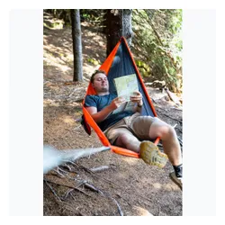 Hamak turystyczny ENO SuperSub Ultralight charcoal/orange