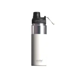 Butelka termiczna / termos 530 ml Alpine Flask Asobu - white