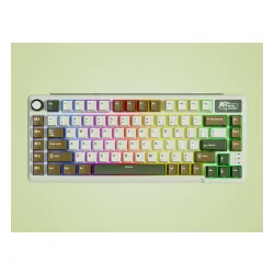 Klawiatura mechaniczna Royal Kludge RK-L75 BG Linear Cream Switch Zielono-Brązowy