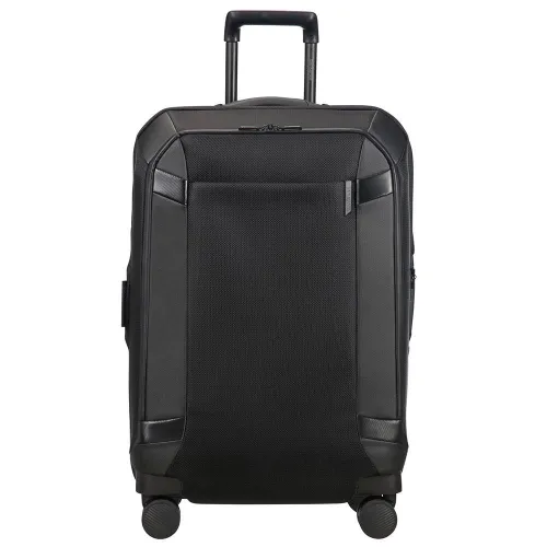 Walizka średnia poszerzana Samsonite X-Rise - black