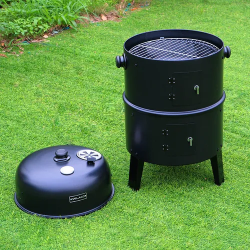 Grill węglowy VELACO VL12-BLACK Czarny