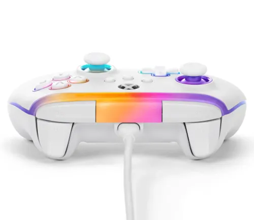 Pad PowerA Advantage Wired Controller Lumectra White do Xbox Series X/S, Xbox One, PC Przewodowy