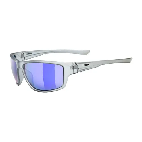 Солнцезащитные очки UVEX Sportstyle 230 дымчато-матовые/зеркально-голубые