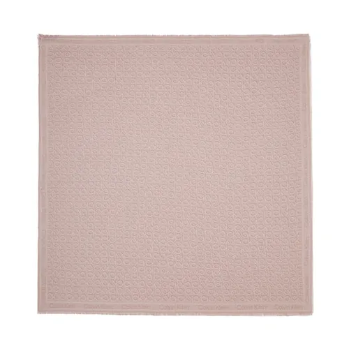 Carouri Calvin Klein monogramă Jacquard eșarfă 130x130 K60k608779 umbra gri PE1