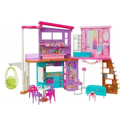 BARBIE DUŻY WAKACYJNY DOMEK dom willa z windą, akcesoriami HCD50