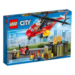 LEGO City Helikopter strażacki (60108)