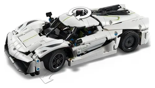 Конструктор LEGO Technic 42184 Белый гиперкар Koenigsegg Jesko Absolut