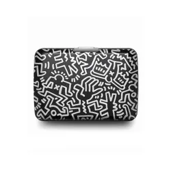 Алюминиевый кошелек Ogon Designs Stockholm V2 - Keith Haring белый