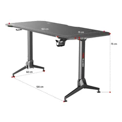 Biurko gamingowe PRO-GAMER D-6000