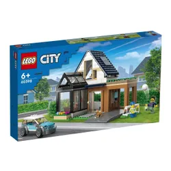 LEGO City 60398 Domek rodzinny i samochód elektryczny