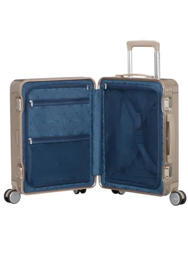 Walizka mała American Tourister Soundbox Alu - bronze