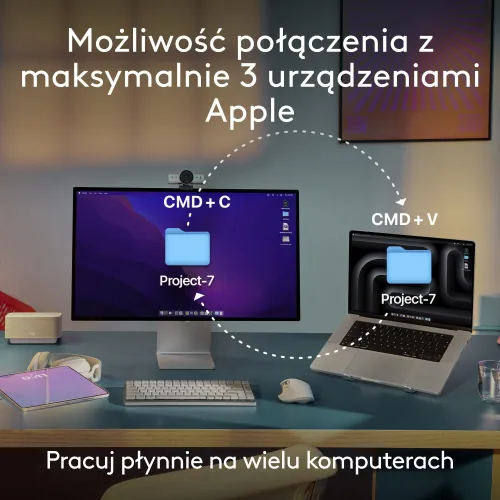 Klawiatura LOGITECH MX Keys Mini for Mac Szary
