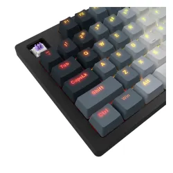 Klawiatura mechaniczna Lorgar Azar 514 RGB Biało-czarny