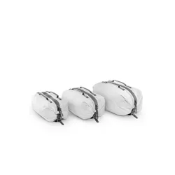 Kompresyjne organizery podróżne Matador Gear Cube Set 3-Pack - arctic white