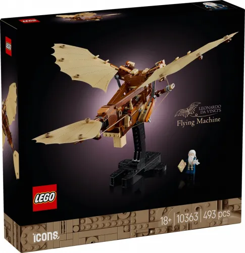 LEGO Klocki Icons 10363 Maszyna latająca Leonarda da Vinci