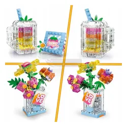 LEGO Creator 3w1 31383 Flakon perfum z kwiatową ozdobą, zestaw klocków 8+