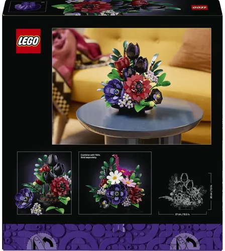 LEGO 11513 Botanicals Kompozycja z ciemnych kwiatów