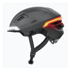 Kask rowerowy z kierunkowskazami ABUS Hyp-E volcano titan