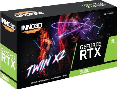 Karta graficzna Inno3D GeForce RTX 3060 Twin X2 OC 8GB GDDR6 128bit DLSS